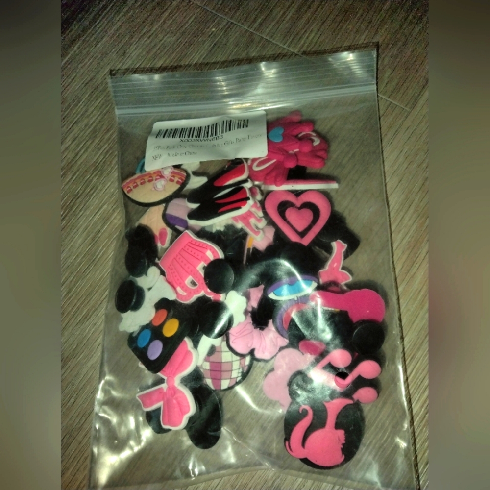 35pcs Barbie Croc Charm Jibbitz - Barbiecore